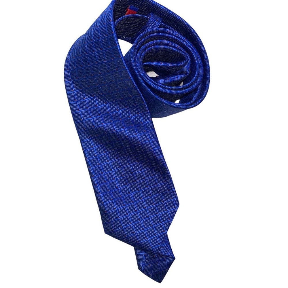 NWT Nordstrom ZNT18 Blue Pattern Neck Tie ~